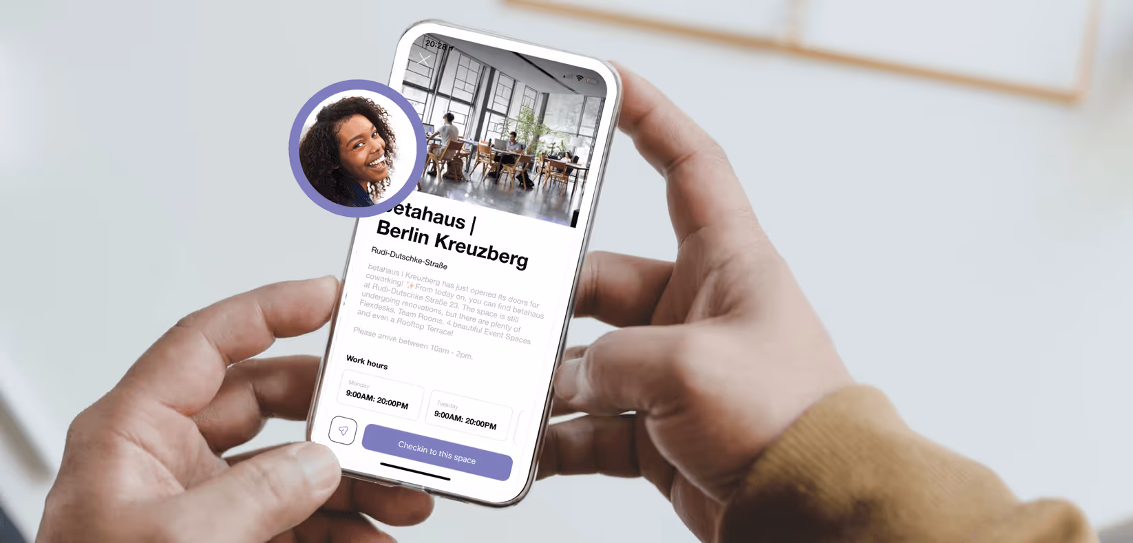 One Coworking dashboard and booking app 1