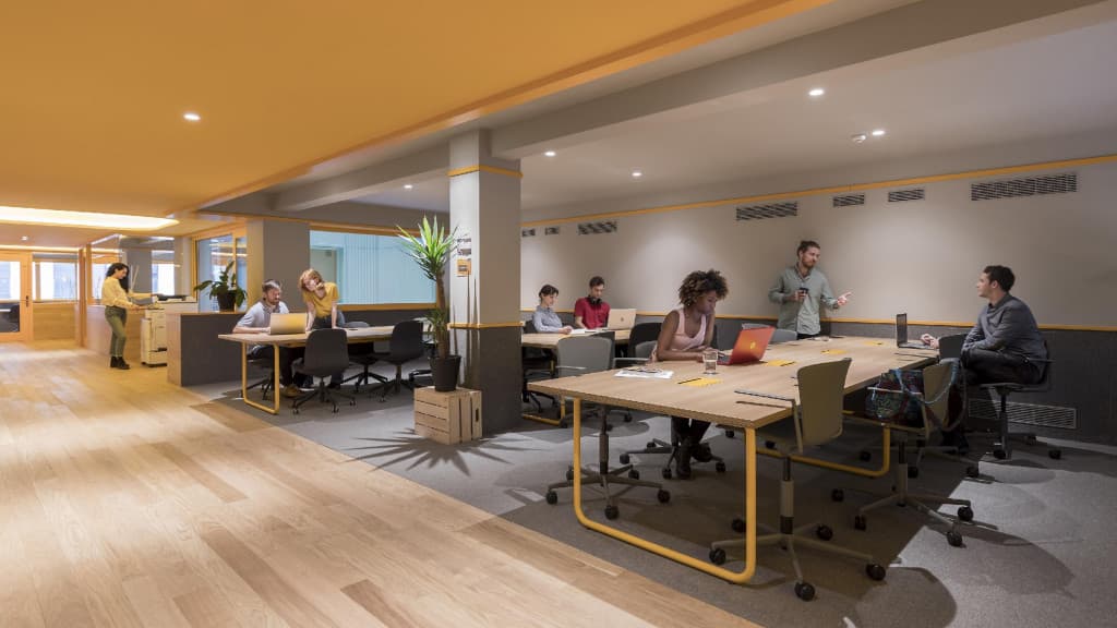Flexible Day Pass Workspace at Impact Hub Prosperidad with Outdoor Areas