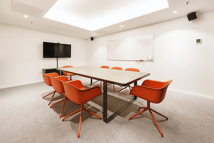 Elegant 'Sputnik' Meeting Room at SPACE SHACK Coworking