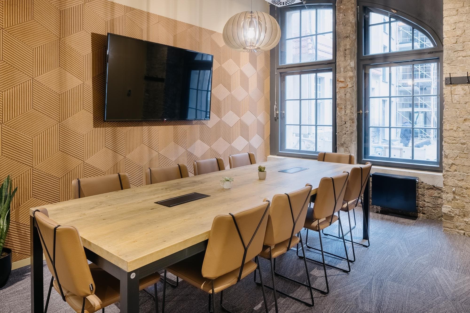 Historic setting meets modern functionality in the Boardroom at Techspace Eiswerk