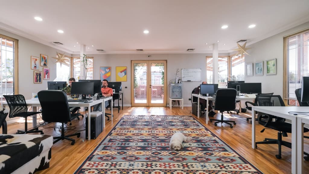 Flexible Day Pass Workspace with Natural Light at Innospace Tirana interior photo 1