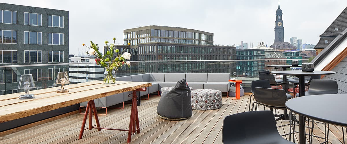 Flexible Day Pass with Rooftop Terrace in Hamburg interior photo 4