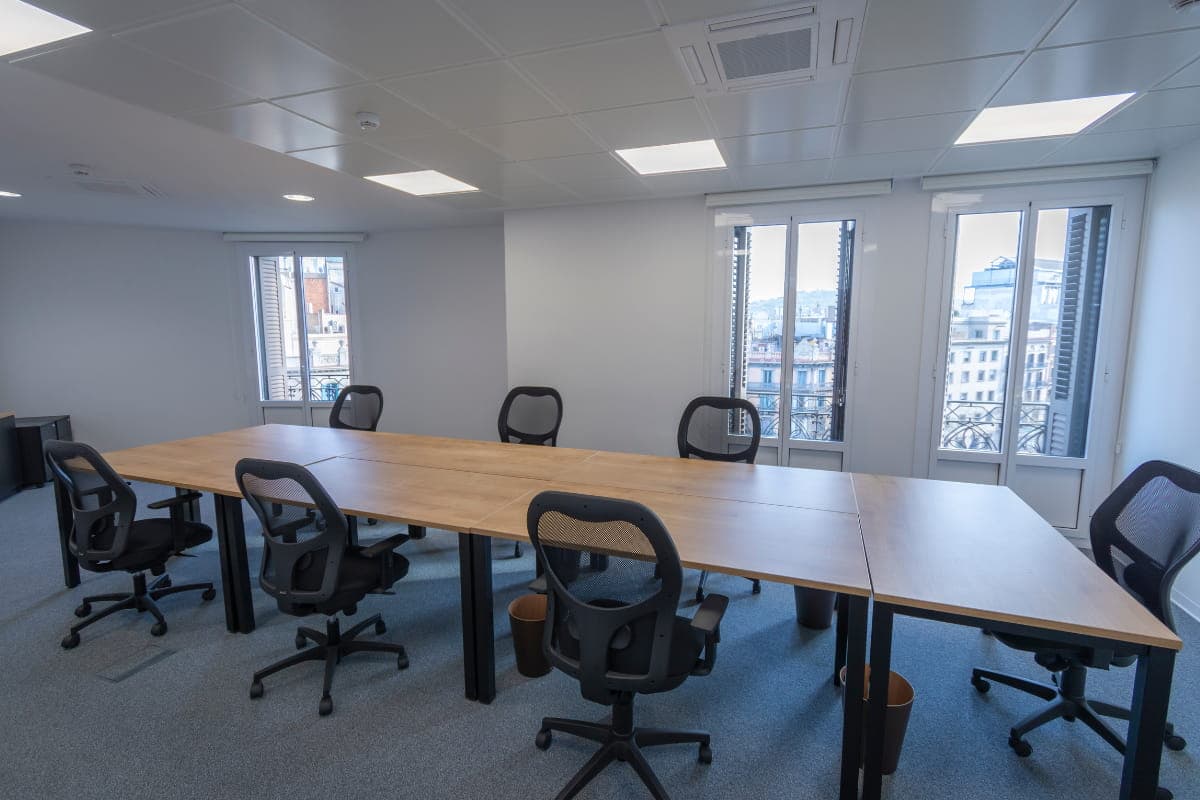 First workplaces Rambla Catalunya