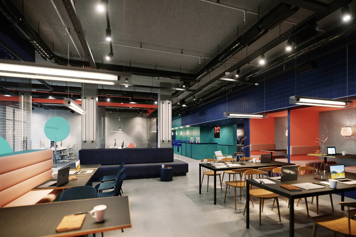 The Social Hub Coworking Vienna interior photo 1