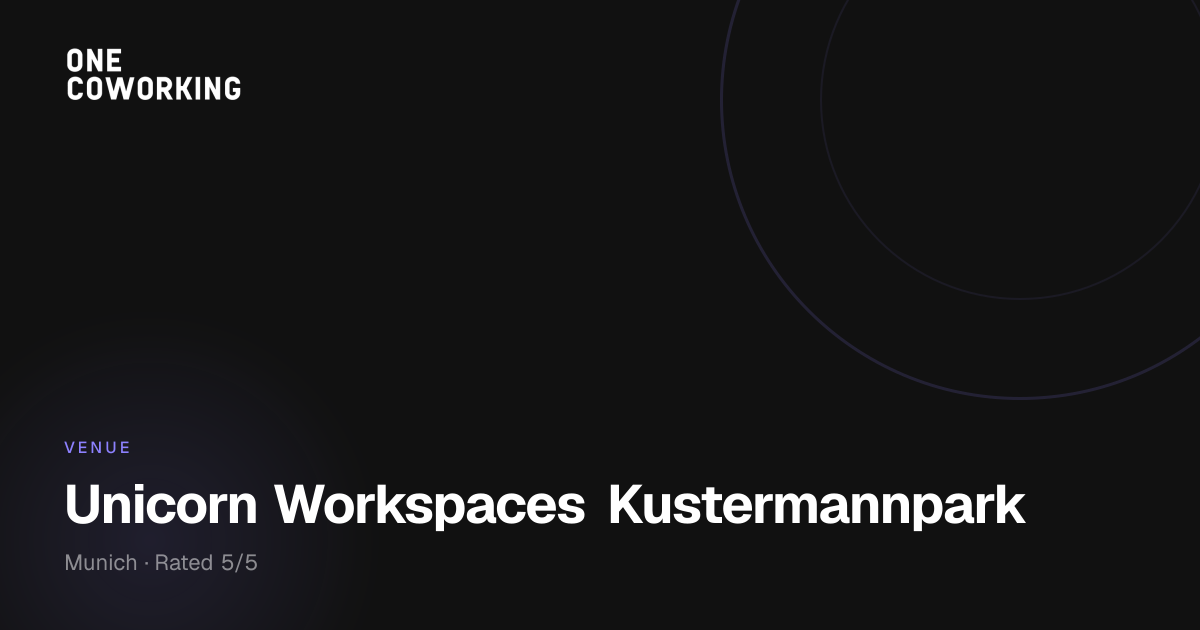 Unicorn Workspaces Kustermannpark is now Scaling Spaces - Kusterman...